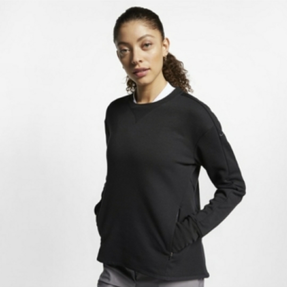 NWT Nike Black Dri-FIT UV Long-Sleeve Golf Top Size Small